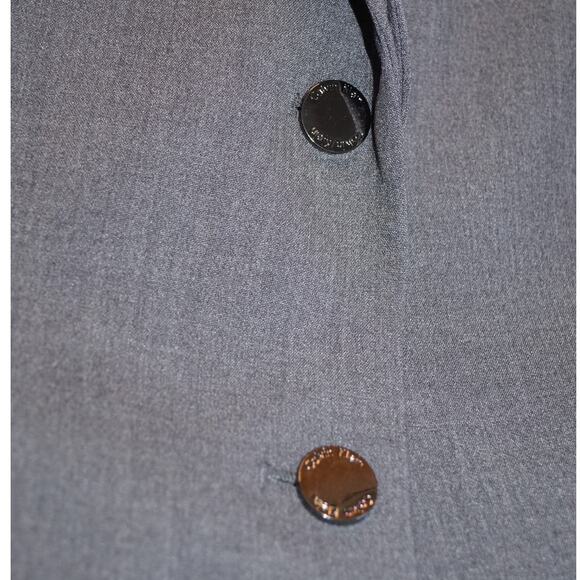 Calvin Klein Stretch Blazer Two Button Career Basic Shoulder Padding Size 12 - Picture 5 of 7